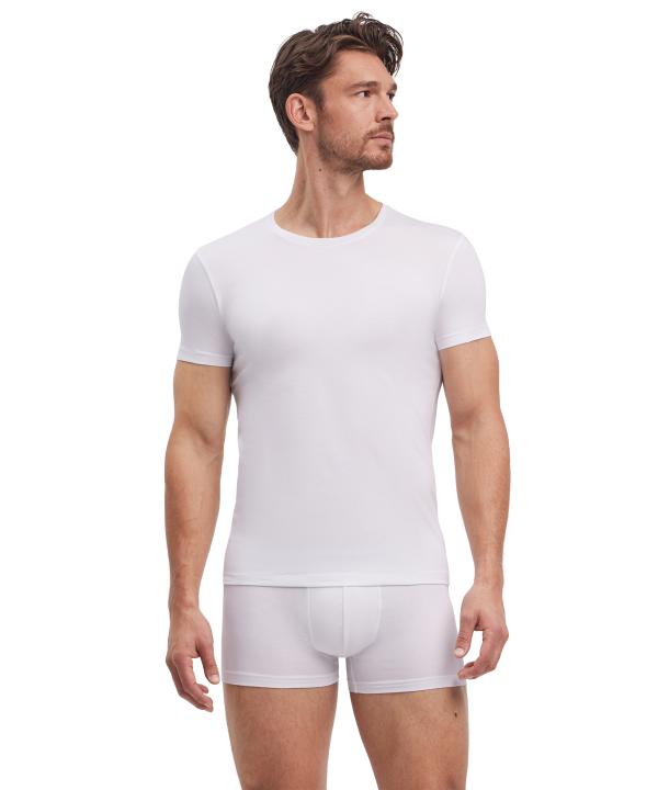 FALKE 2-Pack Heren T-Shirt Daily Comfort Wit