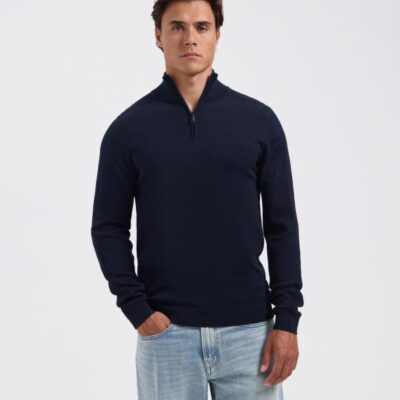 Saint Steve Elwin-S Half Zip Dark Navy