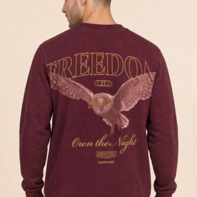 Kultivate SW Washed Freedom Crew Fig